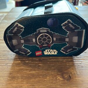 Lego Star Wars ZipBin Storage & Carrying Case Play Mat Tie Fighter Lunch Box
